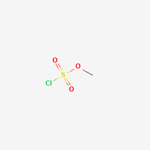 Methyl chlorosulfonate structure, CAS 812-01-1