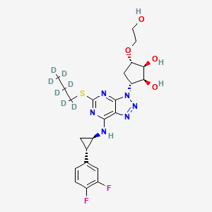 Ticagrelor-d7 structure, CAS 1265911-55-4