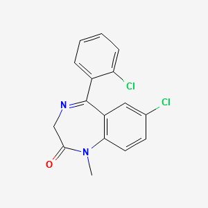 Diclazepam structure, CAS 2894-68-0