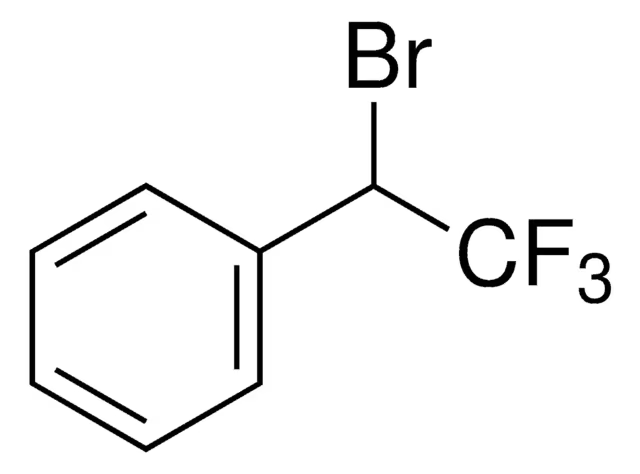 (1-Bromo-2,2,2-trifluoroethyl)benzene structure, CAS 434-42-4