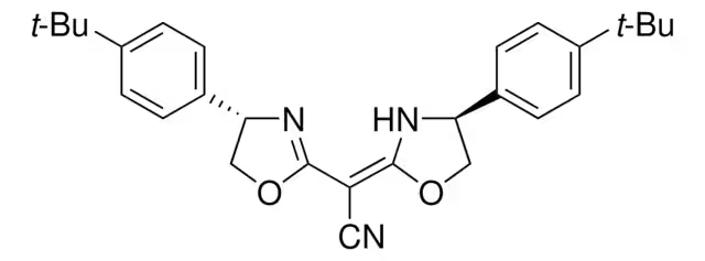 Bis[(4S)-4-(4-tert-butylphenyl)-4,5-dihydro-2-oxazolyl]acetonitrile structure, CAS 1217481-09-8