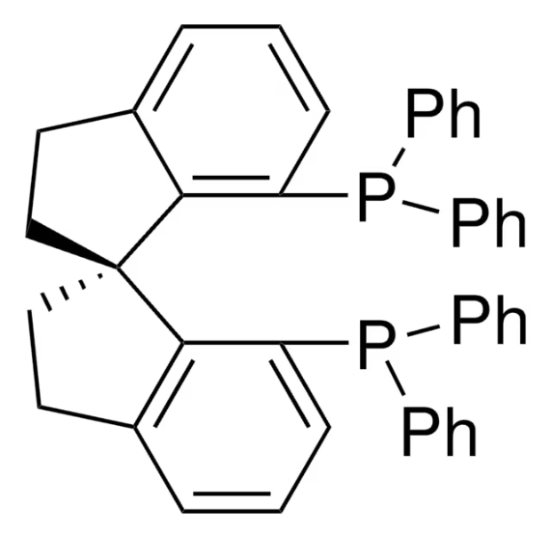 (R)-(+)-7,7'-BIS(DIPHENYLPHOSPHINO)-2,2',3,3'-TETRAHYDRO-1,1'-SPIROBIINDANE, MIN. 97% (R)-SDP structure, CAS 917377-74-3