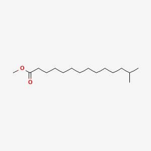METHYL 13-METHYLTETRADECANOATE structure, CAS 5129-59-9