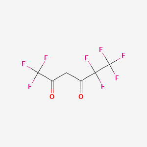 1,1,1,5,5,6,6,6-OCTAFLUORO-2,4-HEXANEDIONE structure, CAS 20825-07-4