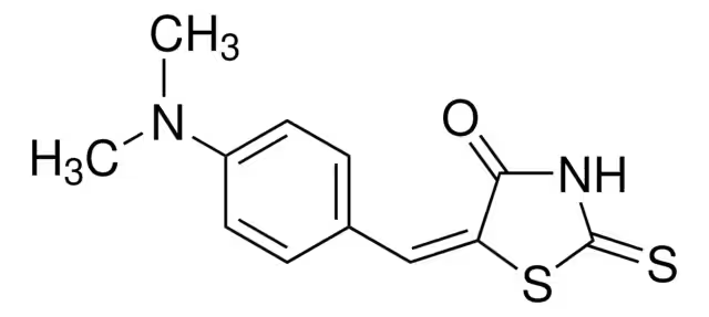 5-(4-DIMETHYLAMINOBENZYLIDENE)RHODANINE structure, CAS 536-17-4