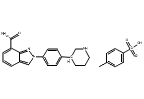 MK-4827 (tosylate) structure, CAS 1038915-73-9