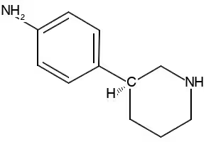 (S)-4-(piperidin-3-yl)aniline structure, CAS 1196713-21-9