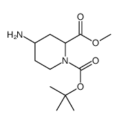 4-AMINO-PIPERIDINE-1,2-DICARBOXYLIC ACID 1-TERT-BUTYL ESTER 2-METHYL ESTER structure, CAS 778646-95-0