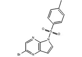 N-Tosyl-5-bromo-4,7-diazaindole structure, CAS 1201186-54-0