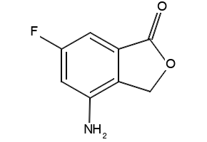 4-Amino-6-fluoro-3H-isobenzofuran-1-one structure, CAS 1207453-91-5