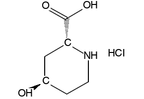 (2R,4R)-4-Hydroxypiperidine-2-carboxylic acid hydrochloride structure, CAS 133696-21-6