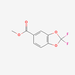 methyl 2,2-difluorobenzo[d][1,3]dioxole-5-carboxylate structure, CAS 773873-95-3
