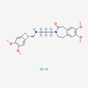 N-Desmethyl Ivabradine D6 HCl structure, CAS 1346600-74-5