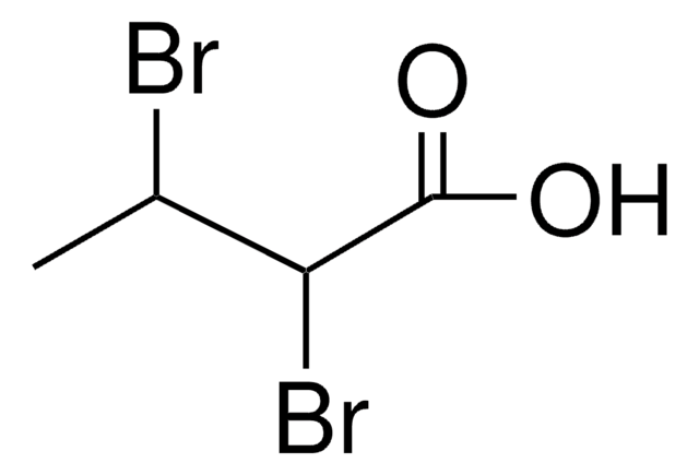 2,3-DIBROMOBUTYRIC ACID structure, CAS 600-30-6