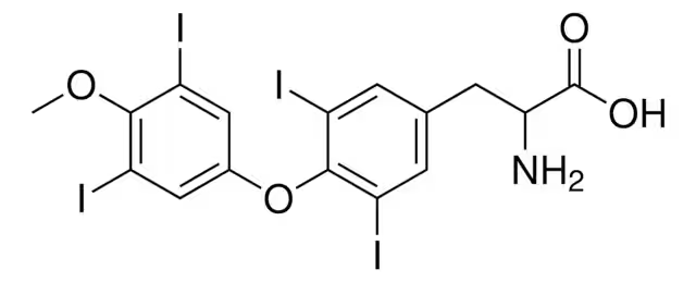 4-(3,5-DIIODO-4-METHOXYPHENOXY)-3,5-DIIODOPHENYLALANINE structure, CAS 24757-71-9