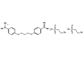 propamidine isetionate structure, CAS 140-63-6