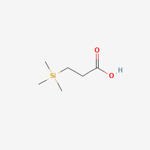 3-(TRIMETHYLSILYL) PROPIONIC ACID structure, CAS 5683-30-7