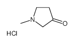 1-Methyl-3-pyrrolidinone hydrochloride structure, CAS 78635-85-5
