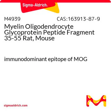 myelin oligodendrocyte glycoprotein peptide fragment 35-55 rat, mouse structure, CAS 163913-87-9