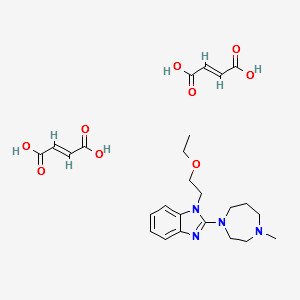 EMEDASTINE FUMARATE structure, CAS 87233-62-3