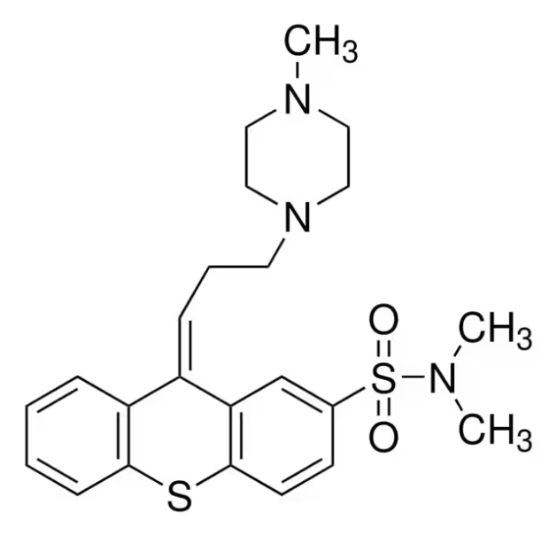 CIS-THIOTHIXENE structure, CAS 3313-26-6