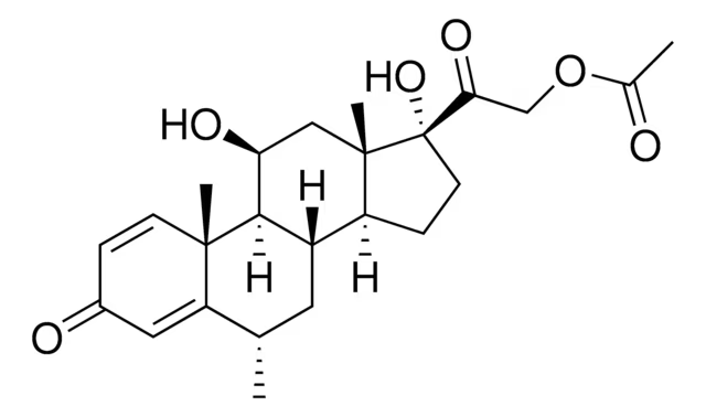 11alpha,17,21-trihydroxy-16alpha-methylpregna-1,4-diene-3,20-dione structure, CAS 78761-59-8