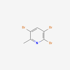 2,3,5-tribromo-6-methylpyridine structure, CAS 3430-15-7