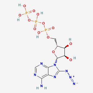 8-AZIDOADENOSINE 5'-TRIPHOSPHATE, SODIUM SALT structure, CAS 53696-59-6