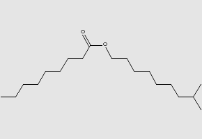 8-methylnonyl nonan-1-oate structure, CAS 109-32-0