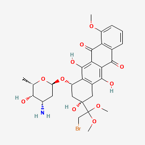 Doxorubicin IMpurity B structure, CAS 106401-68-7