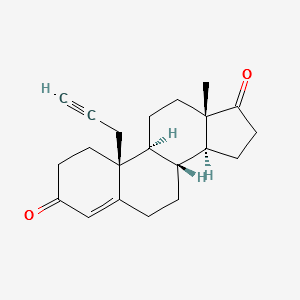 Plomestane structure, CAS 77016-85-4