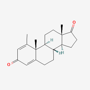 formebolone structure, CAS 96301-34-7