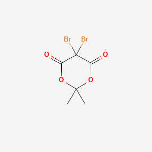 5,5-DIBROMOMELDRUM'S ACID structure, CAS 66131-14-4