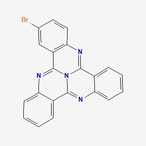3-BROMOTRICYCLOQUINAZOLINE structure, CAS 63041-00-9
