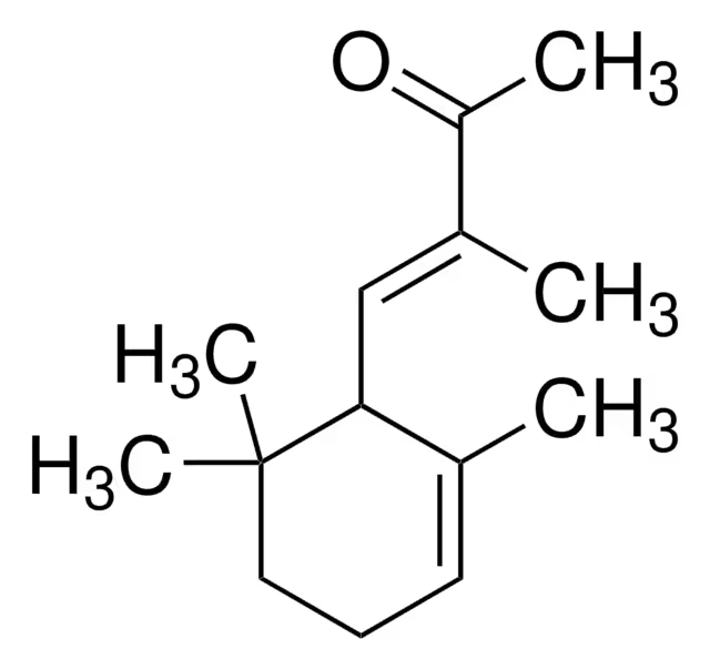 ALPHA-IONONE; 4-(2,6,6-trimethyl-2-cyclohexen-1-yl)-3-buten-2-one structure, CAS 6901-97-9