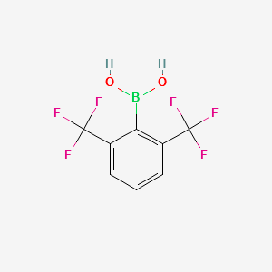 (2,6-BIS(TRIFLUOROMETHYL)PHENYL)BORONIC ACID structure, CAS 681812-07-7