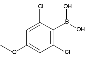 (2,6-DICHLORO-4-FORMYLPHENYL)BORONIC ACID structure, CAS 1451392-98-5
