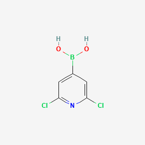 (2,6-DICHLOROPYRIDIN-4-YL)BORONIC ACID structure, CAS 1072951-54-2