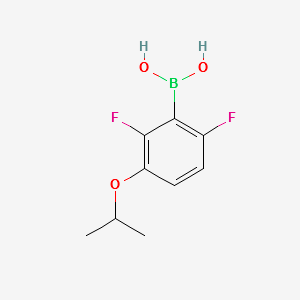 (2,6-DIFLUORO-3-ISOPROPOXYPHENYL)BORONIC ACID structure, CAS 849062-04-0