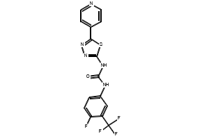 (2-((4-FLUORO-3-(TRIFLUOROMETHYL)PHENYL)AMINO)-4-(PYRIDIN-4-YL)THIAZOL-5-YL)METHANOL structure, CAS 929562-28-7