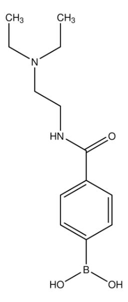 (2-((DIETHYLAMINO)METHYL)PHENYL)BORONIC ACID structure, CAS 95753-24-5