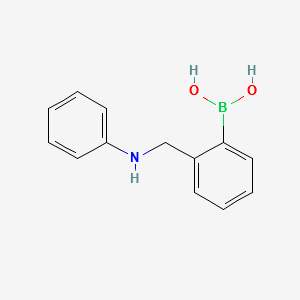 (2-((PHENYLAMINO)METHYL)PHENYL)BORONIC ACID structure, CAS 327096-48-0