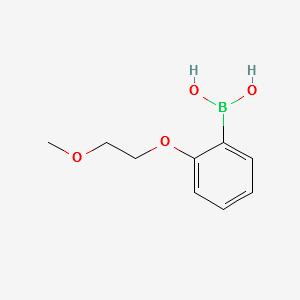(2-(2-METHOXYETHOXY)PHENYL)BORONIC ACID structure, CAS 1122568-09-5