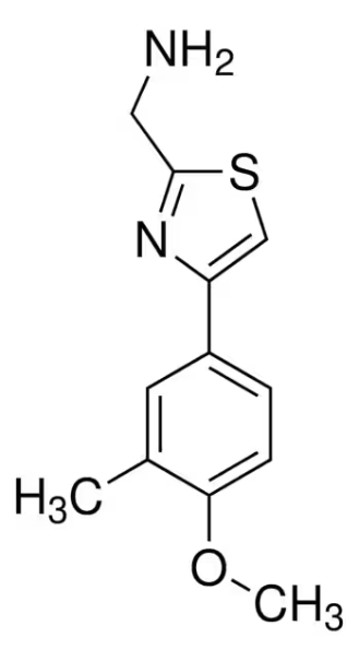 (2-(3-FLUOROPHENYL)THIAZOL-4-YL)METHANAMINE structure, CAS 885280-31-9