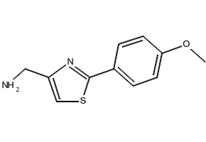 (2-(4-METHOXYPHENYL)THIAZOL-4-YL)METHANAMINE structure, CAS 857997-91-2