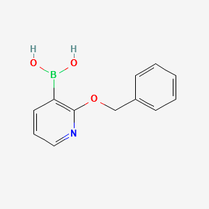 (2-(BENZYLOXY)PYRIDIN-3-YL)BORONIC ACID structure, CAS 1072952-41-0