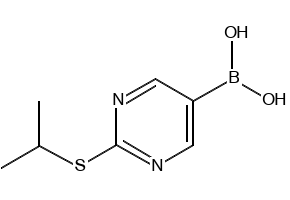 (2-(BENZYLOXY)PYRIMIDIN-5-YL)BORONIC ACID structure, CAS 1217500-86-1