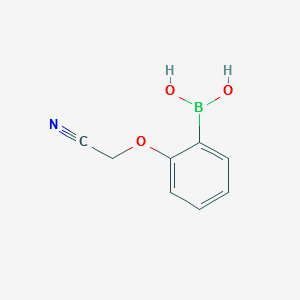 (2-(CYANOMETHOXY)PHENYL)BORONIC ACID structure, CAS 947533-29-1