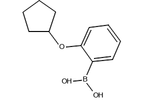 (2-(CYCLOPENTYLOXY)PHENYL)BORONIC ACID structure, CAS 1311159-02-0