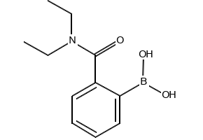 (2-(DIETHYLCARBAMOYL)PHENYL)BORONIC ACID structure, CAS 129112-21-6